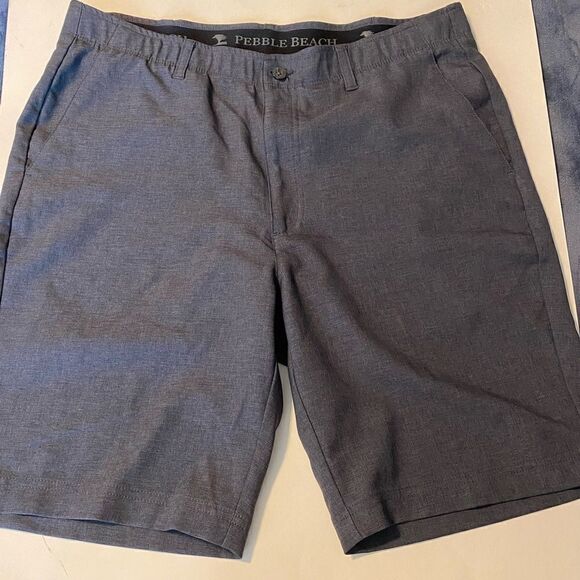 Pebble Beach Dry-Luxe Performance Men's Shorts Gray Golf-36 - Picture 1 of 5